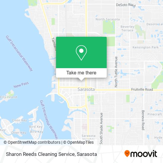Sharon Reeds Cleaning Service map
