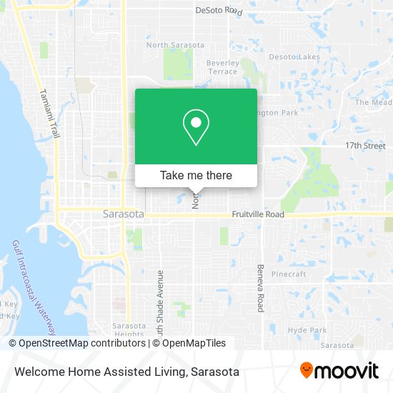 Welcome Home Assisted Living map