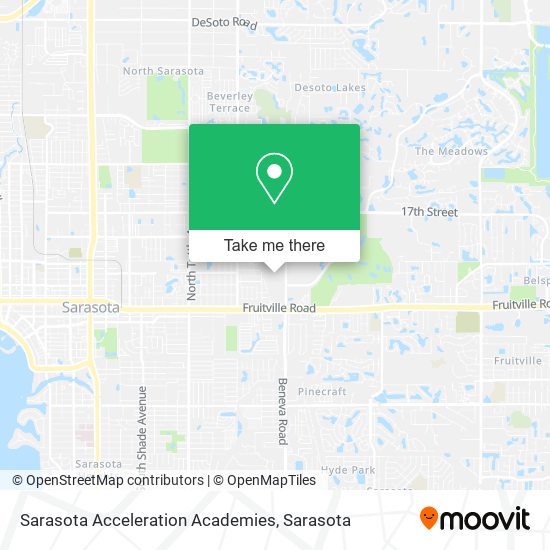 Mapa de Sarasota Acceleration Academies