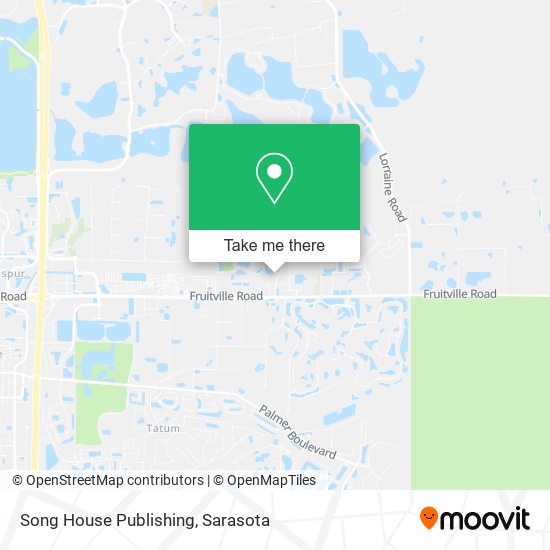 Song House Publishing map
