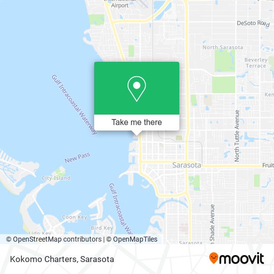 Kokomo Charters map