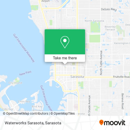 Waterworks Sarasota map