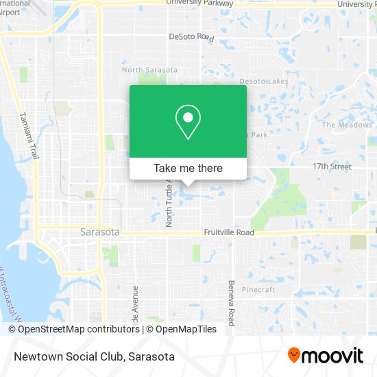 Newtown Social Club map