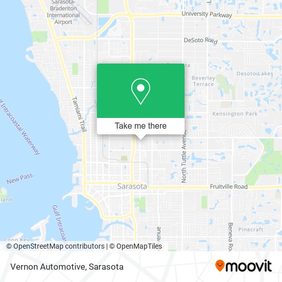 Vernon Automotive map