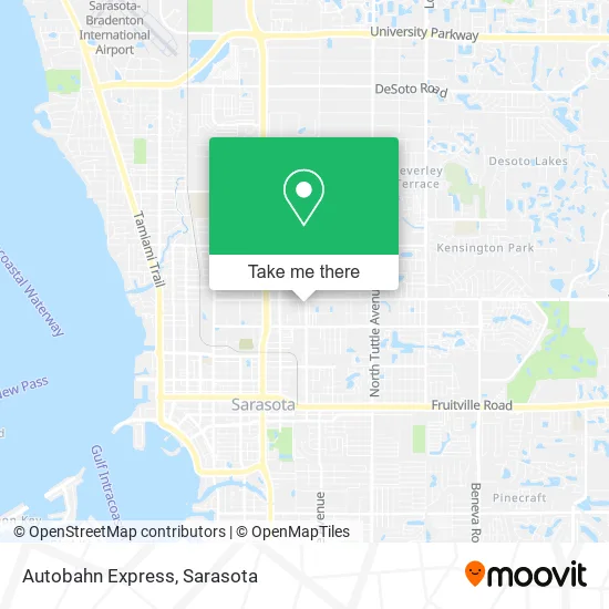 Autobahn Express map