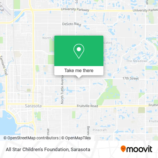 Mapa de All Star Children's Foundation