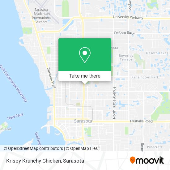 Krispy Krunchy Chicken map