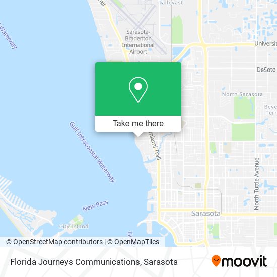 Florida Journeys Communications map