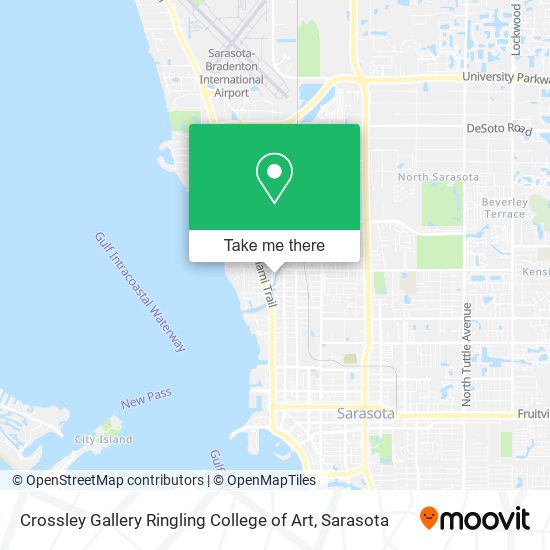 Crossley Gallery Ringling College of Art map