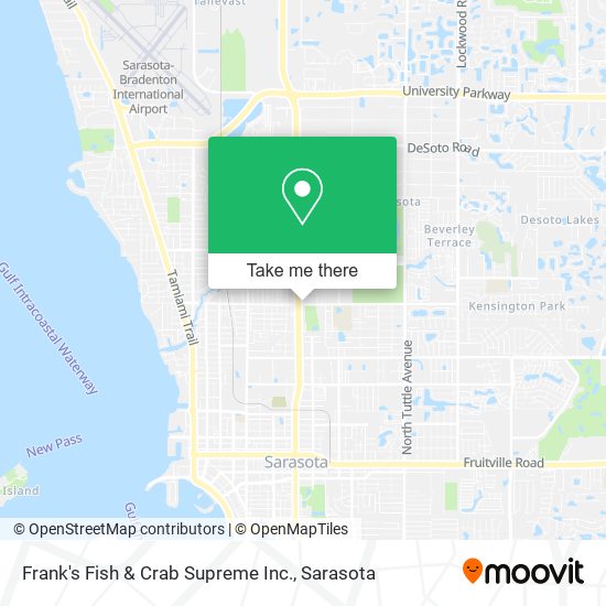 Frank's Fish & Crab Supreme Inc. map