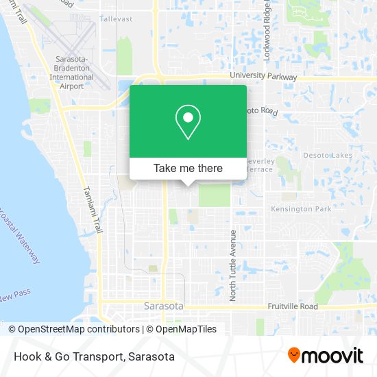 Mapa de Hook & Go Transport