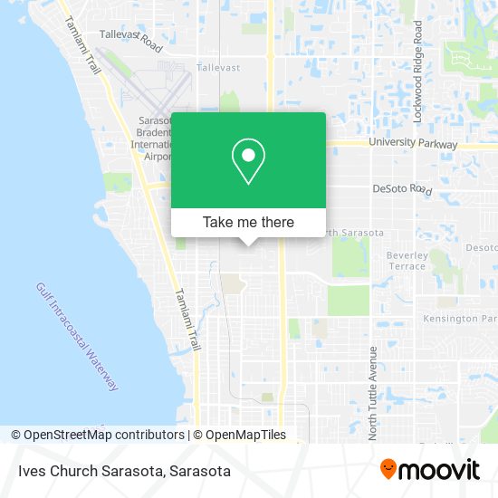 Mapa de Ives Church Sarasota