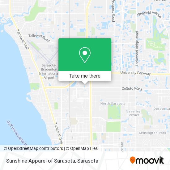 Mapa de Sunshine Apparel of Sarasota