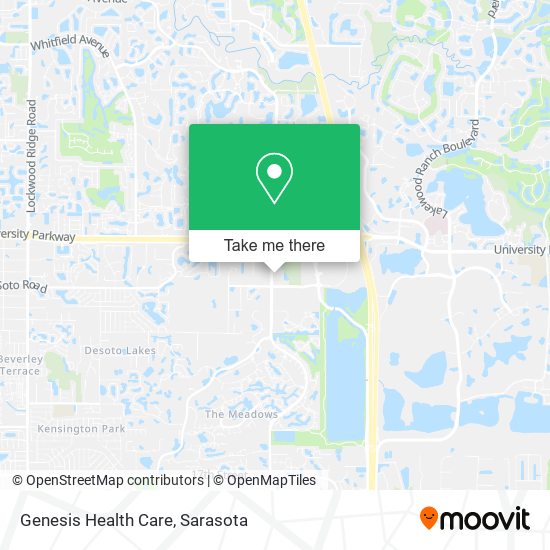 Genesis Health Care map