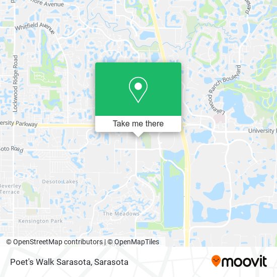 Poet's Walk Sarasota map