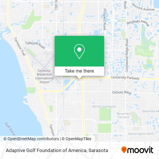 Mapa de Adaptive Golf Foundation of America