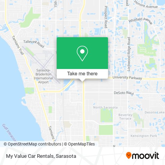 My Value Car Rentals map