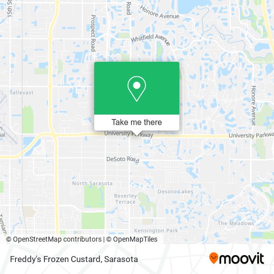 Mapa de Freddy's Frozen Custard