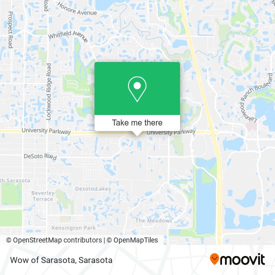 Wow of Sarasota map