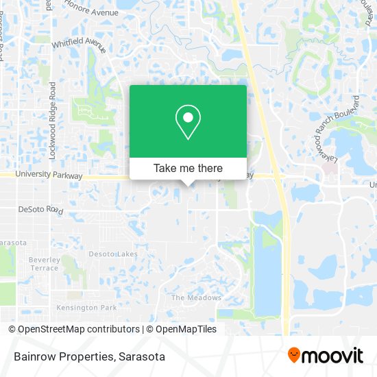 Bainrow Properties map