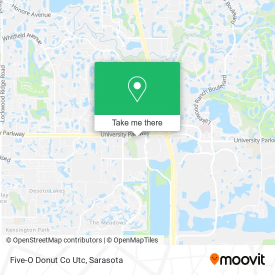 Five-O Donut Co Utc map