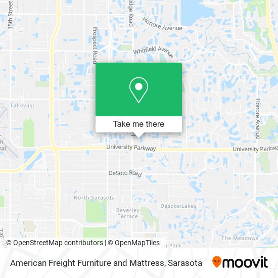 American Freight Furniture and Mattress map