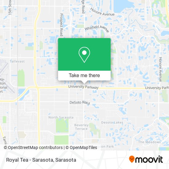 Royal Tea - Sarasota map