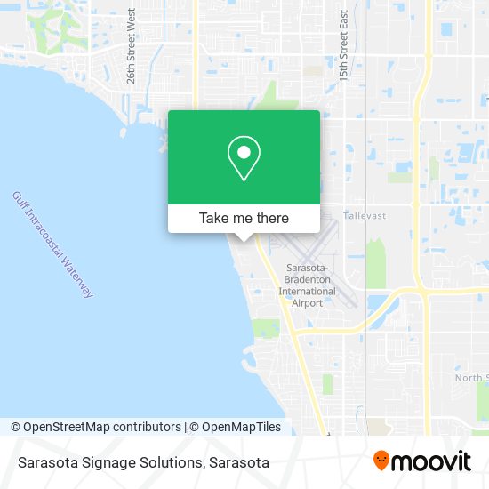 Sarasota Signage Solutions map