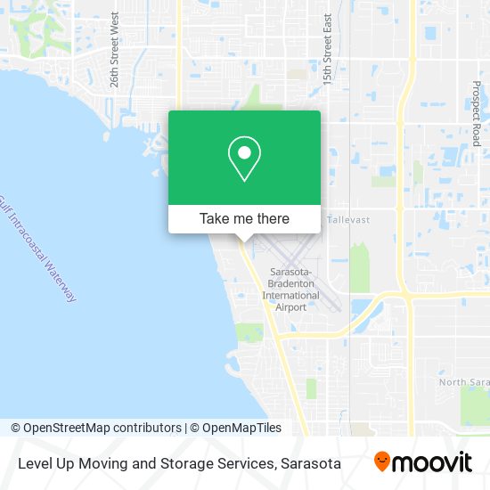 Level Up Moving and Storage Services map