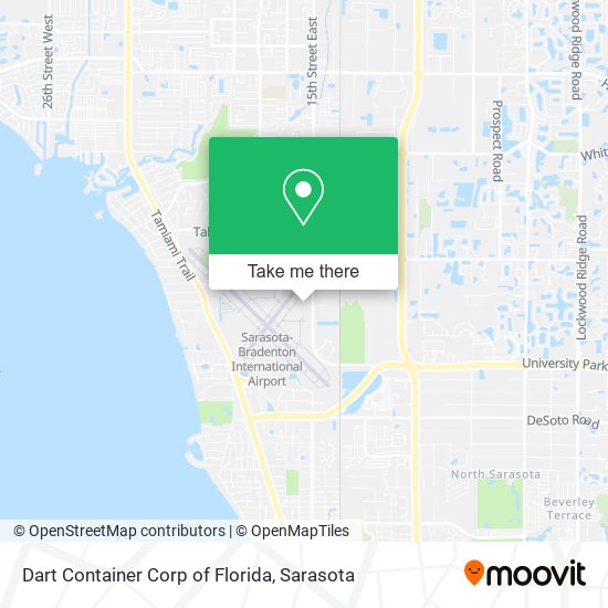 Dart Container Corp of Florida map
