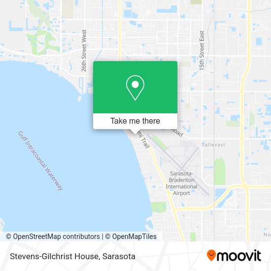 Stevens-Gilchrist House map