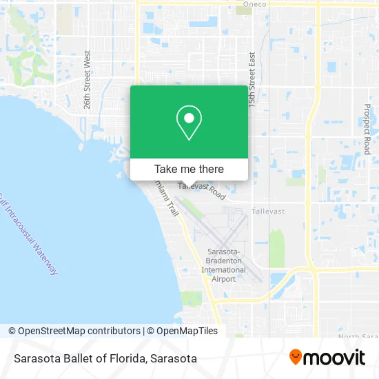Sarasota Ballet of Florida map