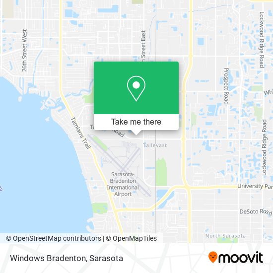 Windows Bradenton map