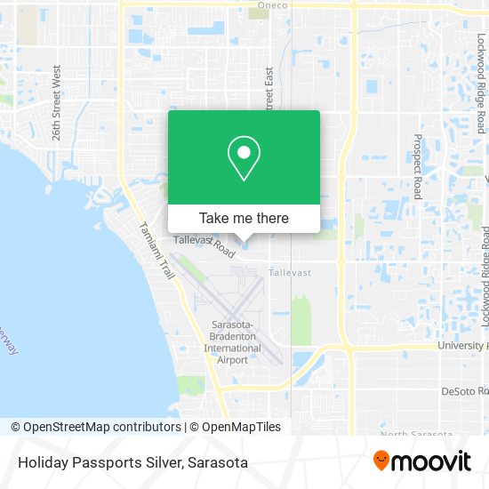 Mapa de Holiday Passports Silver