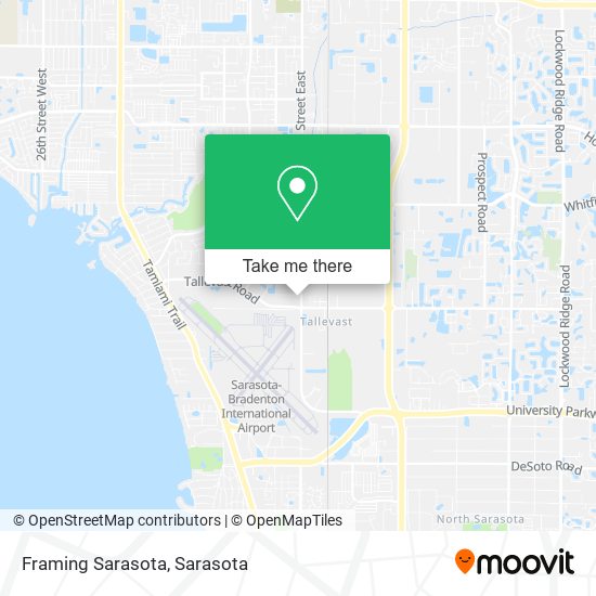 Mapa de Framing Sarasota