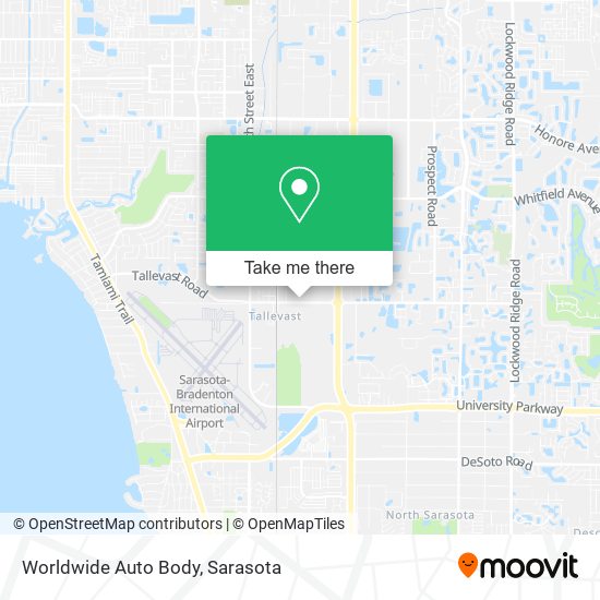 Worldwide Auto Body map