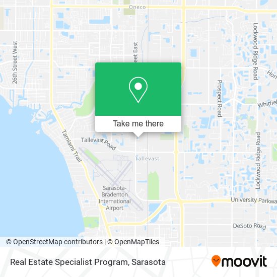 Mapa de Real Estate Specialist Program