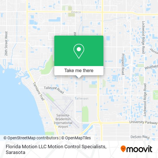 Florida Motion LLC Motion Control Specialists map