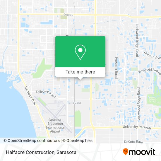 Halfacre Construction map