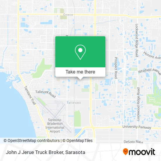 John J Jerue Truck Broker map