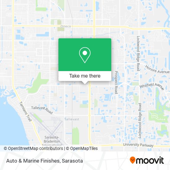 Mapa de Auto & Marine Finishes