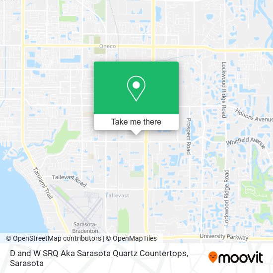 D and W SRQ Aka Sarasota Quartz Countertops map