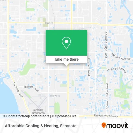 Mapa de Affordable Cooling & Heating