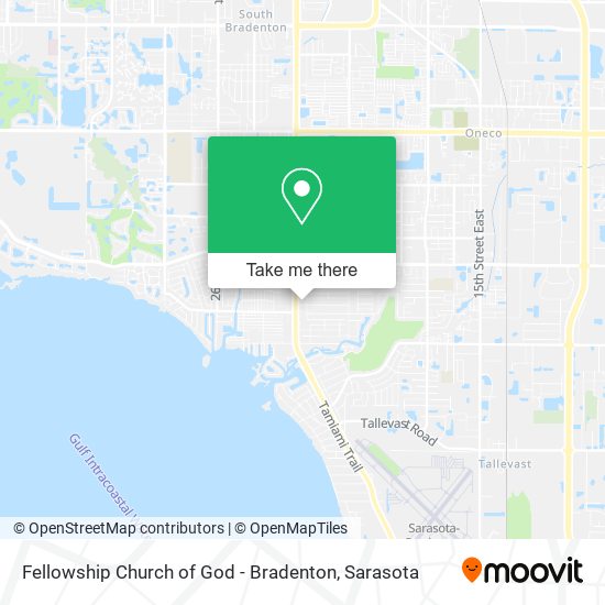 Fellowship Church of God - Bradenton map