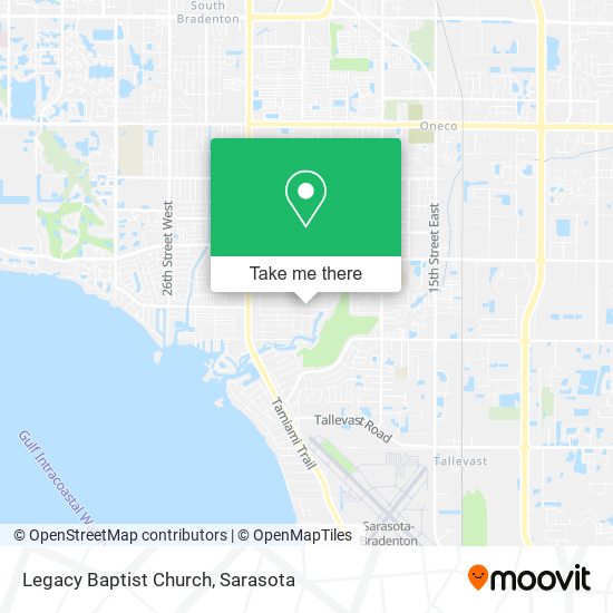 Legacy Baptist Church map