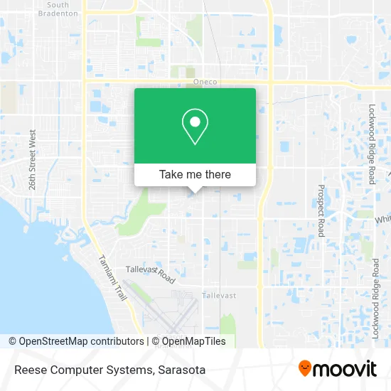 Reese Computer Systems map