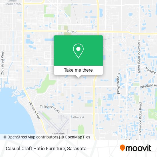 Mapa de Casual Craft Patio Furniture