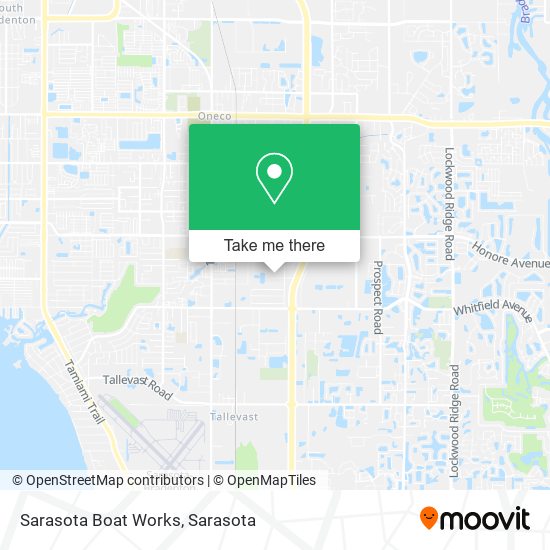 Sarasota Boat Works map