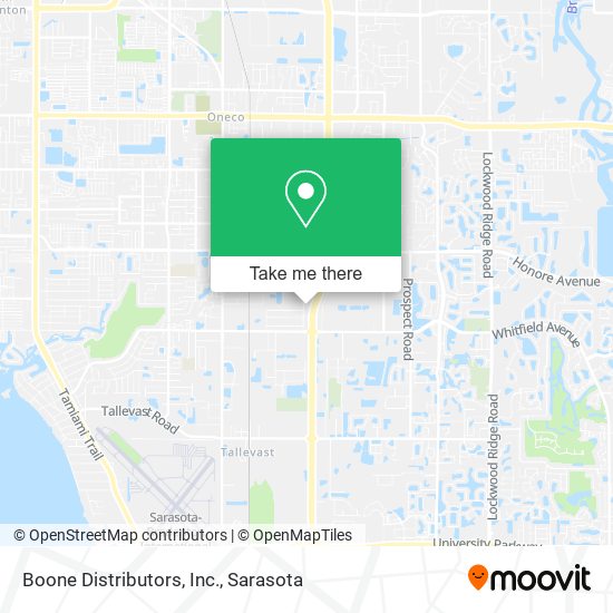 Mapa de Boone Distributors, Inc.
