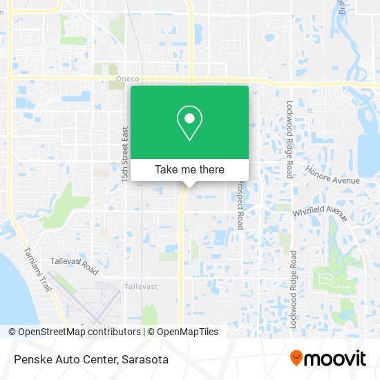 Penske Auto Center map